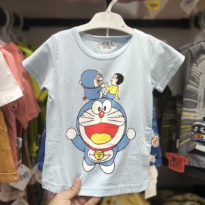 تیشرت شلوارک طرح درایمون