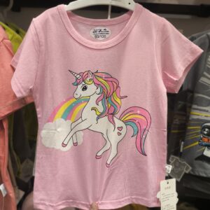 تیشرت شلوارک طرح اسب تکشاخ