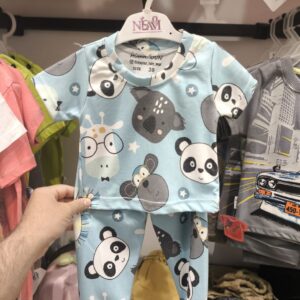 تیشرت شلوار طرح پاندا