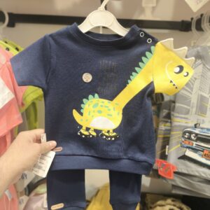 تیشرت شلوار طرح دایناسور