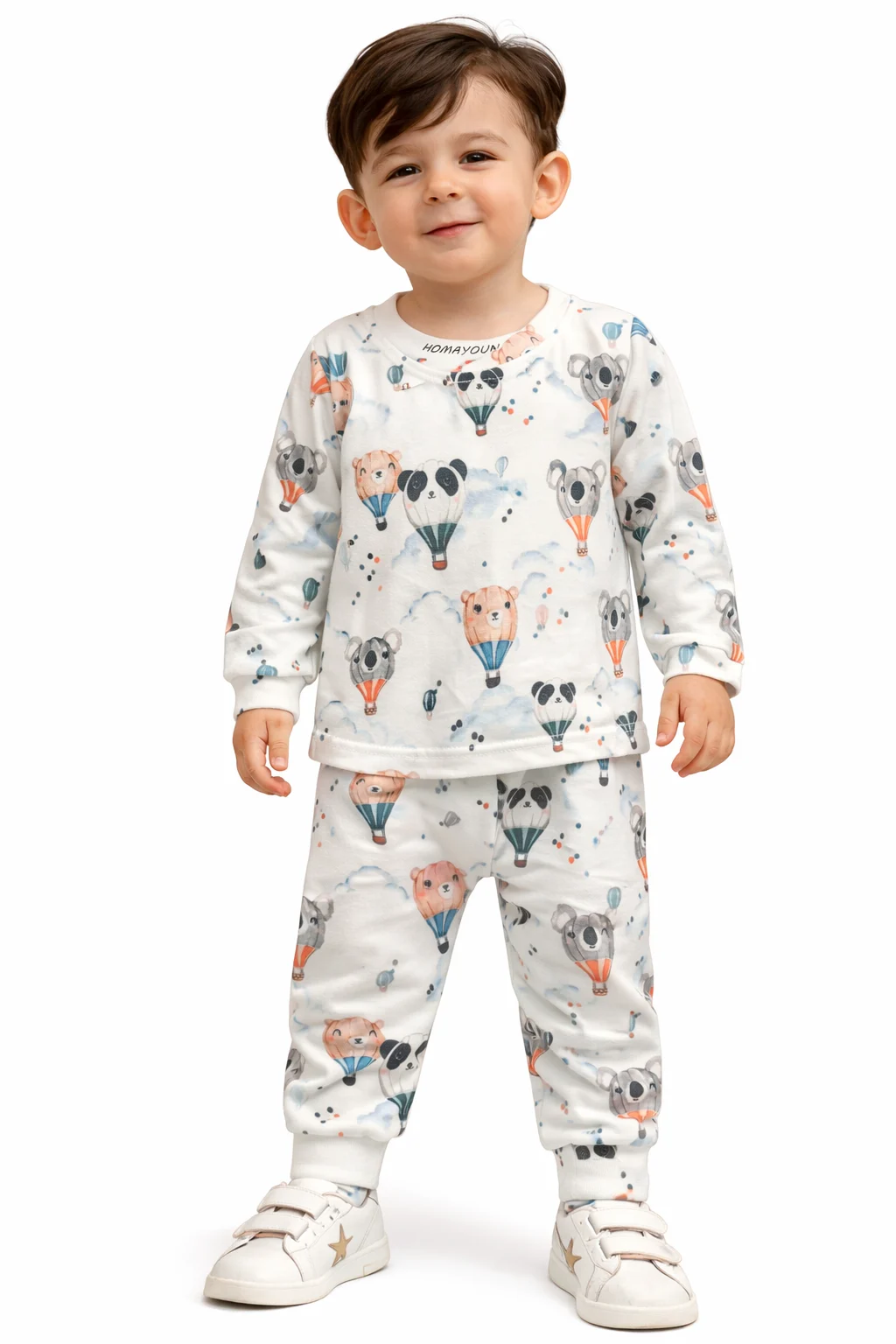 بلوز شلوار طرح بالون شکلکی