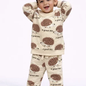 بلوز شلوار طرح جوجه تیغی